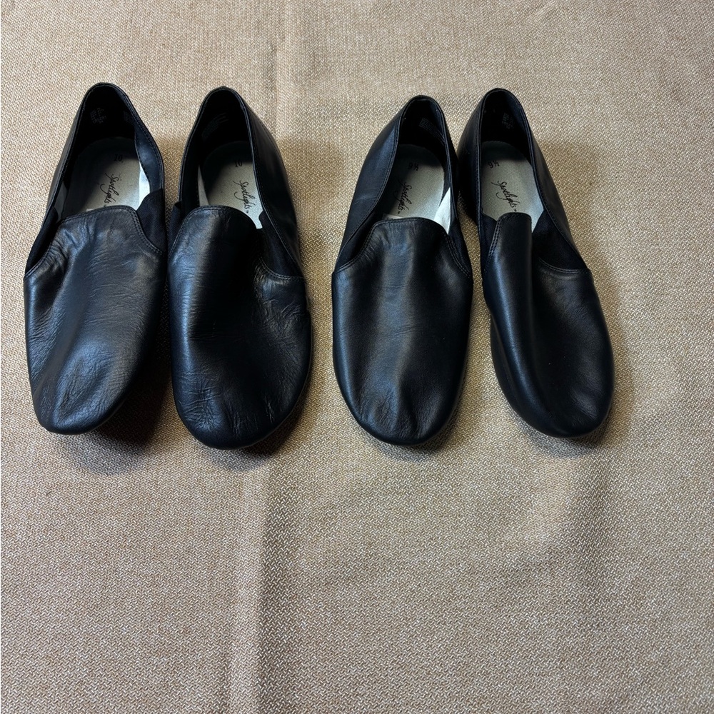 Spotlights Black Jazz Dance Shoes size 9 1/2  - 2 pairs